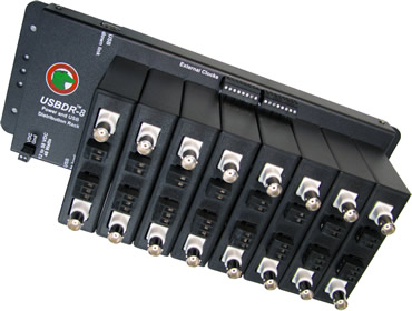 Multi-channel mounting rack for programmable low pass filters, programmable high pass filters, programmable band pass filters, programmable gain instrumentation amplifiers.