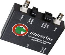 USBPHP-S1 programmable adjustable variable high pass filter