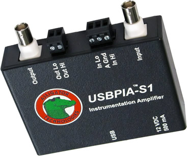 USBPIA-S1 Programmable Gain Instrumentation Amplifier
